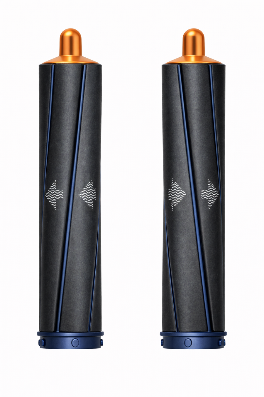 Dyson Airwrap long barrels 40 mm, set van twee, prussian blue, vooraanzicht