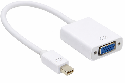 Algemeen-Mini DisplayPort / Thunderbolt Naar VGA Adapter-tweedehands