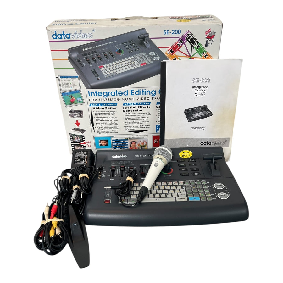 DataVideo-SE‑200 Pro Videoworkstation Video Editing Center (PAL) (In doos) Tweedehands