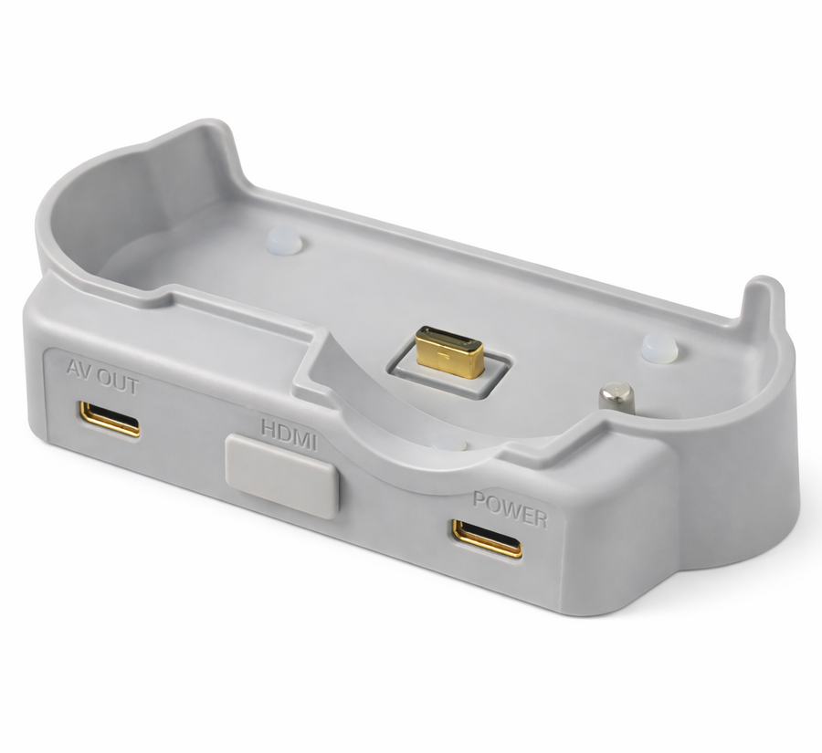 Samsung SCC-S7 docking cradle voor Digimax L85, grijs, met AV OUT-, HDMI- en POWER-aansluiting, tweedehands