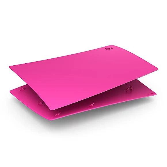 Sony PlayStation 5 Digital cover plates Nova Pink, roze, twee losse panelen schuin van boven