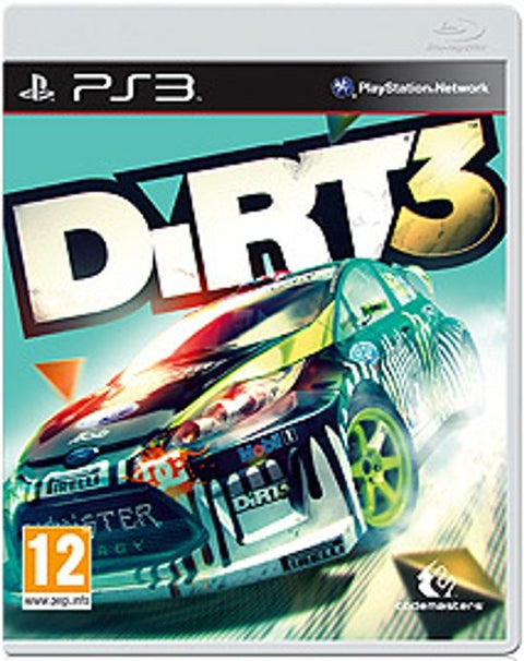 PlayStation 3 Dirt 3, doos voorkant, tweedehands
