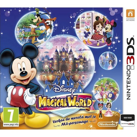 Nintendo 3DS Disney Magical World, doos voorkant van de Nederlandstalige uitgave, tweedehands