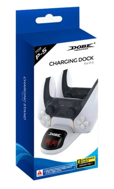 Dobe-Oplaadstation voor 2x Playstation 5 Controllers (Nieuw)