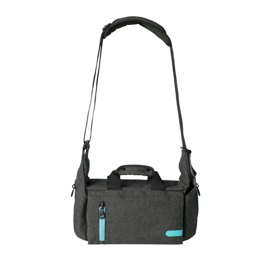 Dörr-City Pro L Messenger Cameratas (36 × 24 × 15 cm) - Blauw/Grijs (Nieuw)