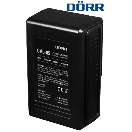 Dörr-CVL-65 Compact V-Mount Li-Ion Accu 65Wh (Nieuw)