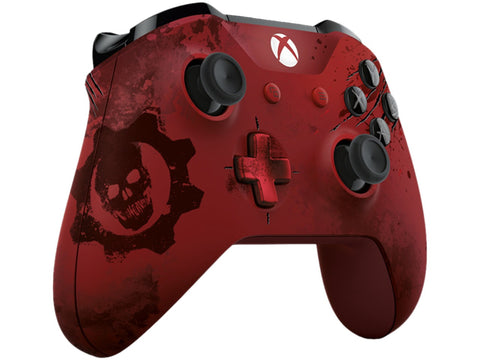 Microsoft Xbox draadloze controller Gears of War 4 Crimson Omen Limited Edition, rood, vooraanzicht, tweedehands