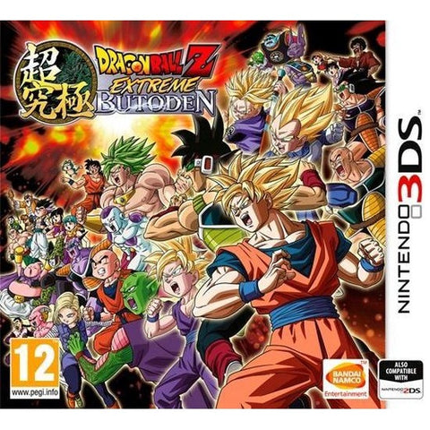 Nintendo 3DS Dragon Ball Z Extreme Butoden, doos voorkant, tweedehands