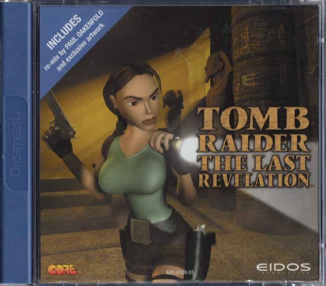 Sega Dreamcast Tomb Raider The Last Revelation, doos voorkant, tweedehands