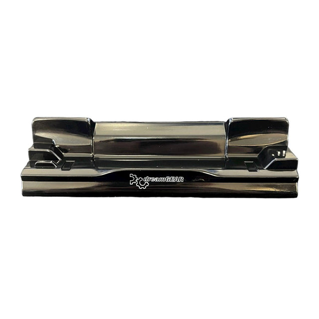 Dreamgear oplaadstation voor PlayStation Portable PSP, zwart met chroom, voorkant, tweedehands
