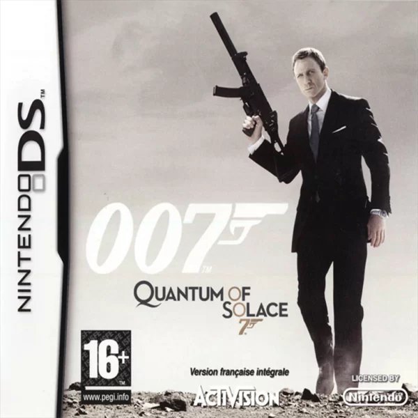 Nintendo DS 007 Quantum of Solace van Activision, Franse doos voorkant met James Bond, tweedehands