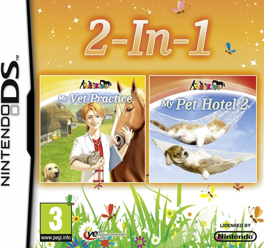 DS-2 in 1: My Pet Hotel 2 + My Vet Practice - In the Country Tweedehands