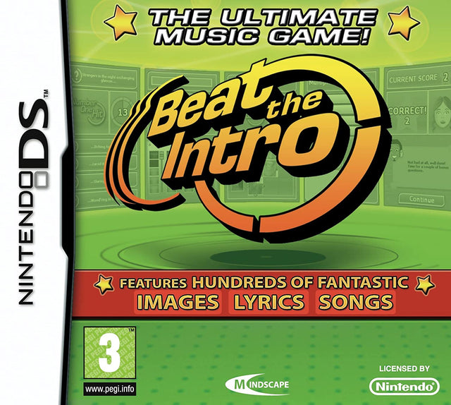Nintendo DS Beat the Intro, doos voorkant