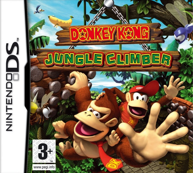 Nintendo DS Donkey Kong Jungle Climber, doos voorkant, tweedehands