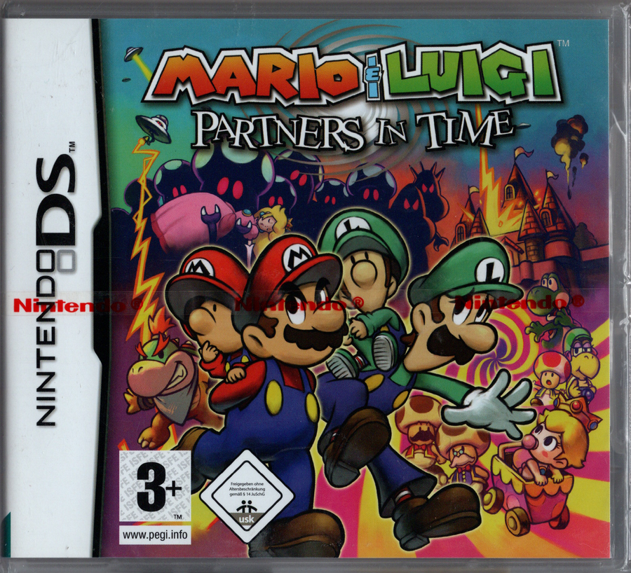 DS-Mario & Luigi: Partners in Time - Red Stripe Seal (Geseald)
