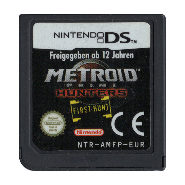 Nintendo DS Metroid Prime Hunters First Hunt, losse spelkaart NTR-AMFP-EUR met Duits USK-opschrift