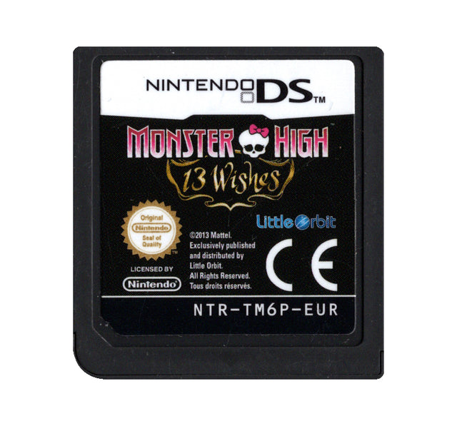Nintendo DS Monster High 13 Wishes, losse spelkaart