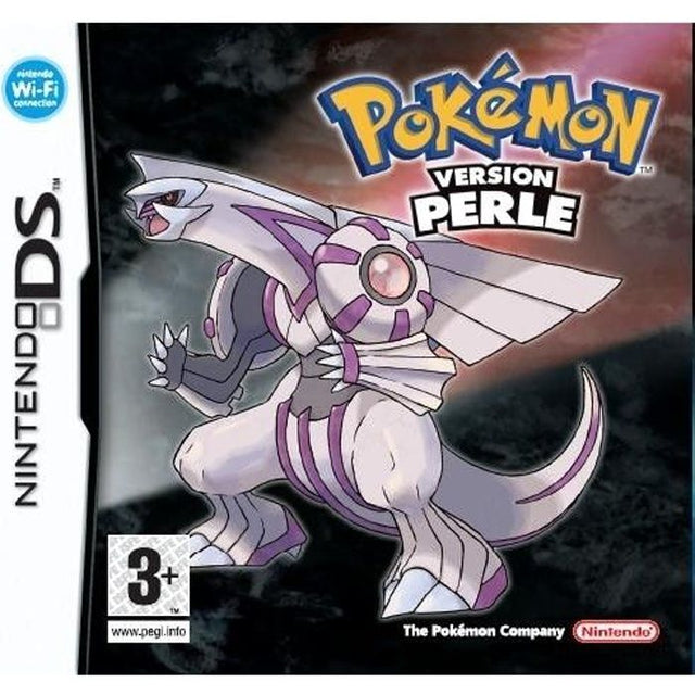 Nintendo DS Pokémon Pearl, Franse doos Version Perle met Palkia