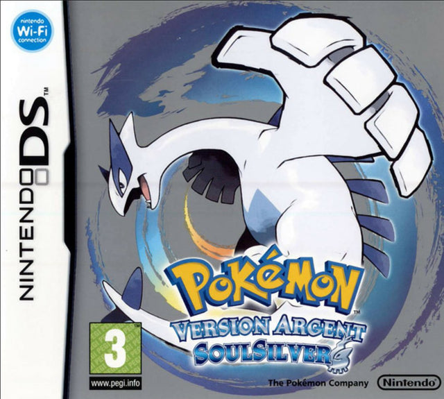 Nintendo DS Pokémon SoulSilver Version Frans, doos voorkant van de Franse uitgave Version Argent SoulSilver, tweedehands