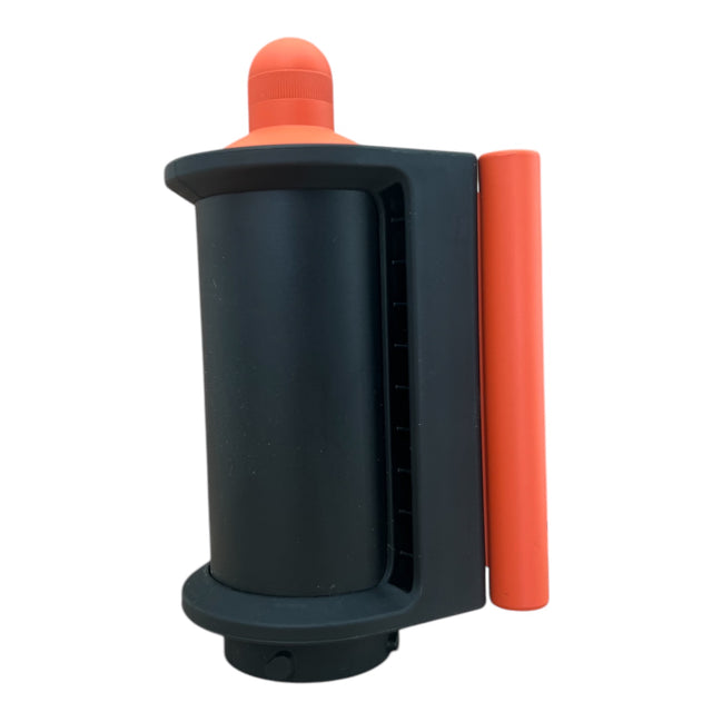 Dyson Airwrap Coanda smoothing dryer opzetstuk, vinca blauw-topaz, schuin van voren, tweedehands