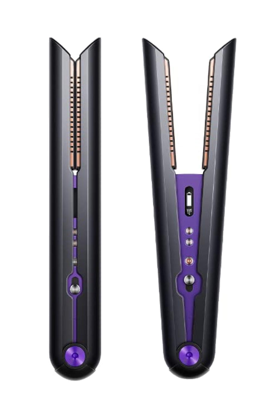 Dyson-Corrale Stijltang - Zwart/Paars (Incl. Case & Stand) Tweedehands