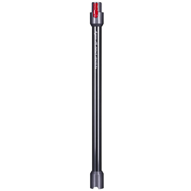 Dyson stang voor V15 Detect Absolute stofzuiger, grijs met rode ontgrendelknop, hele stang rechtop, tweedehands