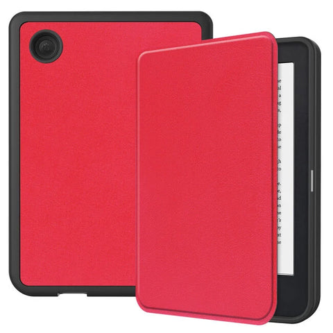 Algemeen-Sleepcover voor Kobo Clara 2E E-reader - Rood (Nieuw)