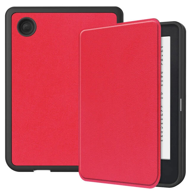 Algemeen-Sleepcover voor Kobo Clara 2E E-reader - Rood (Nieuw)