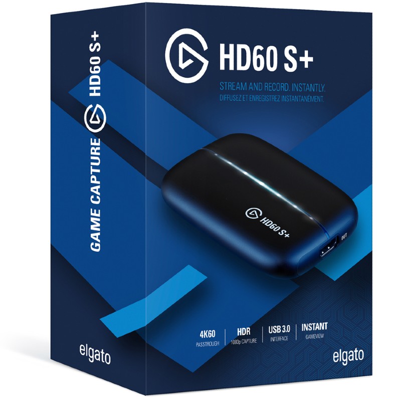 Elgato-Game Capture HD60 S+ (In doos) Tweedehands