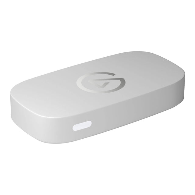 Elgato Game Capture Neo, wit, schuin van voren met status-led