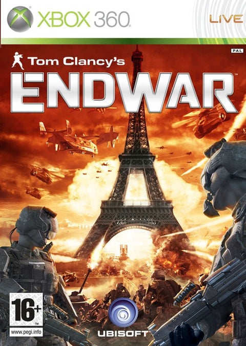 Xbox 360 Tom Clancy's EndWar, doos voorkant, tweedehands