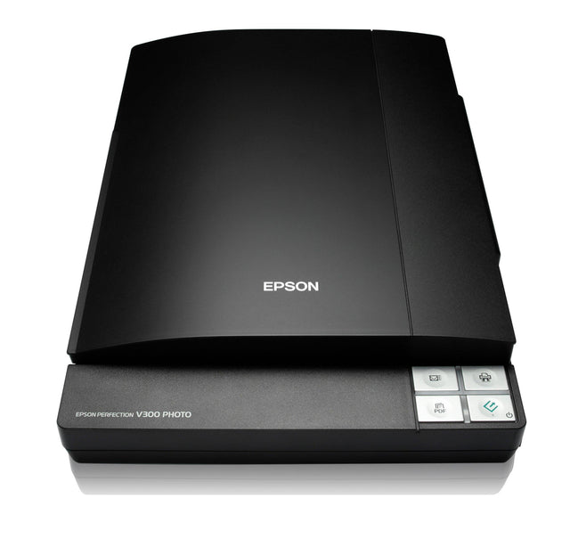 Epson Perfection V300 Photo flatbedscanner, zwart, dichte bovenkant