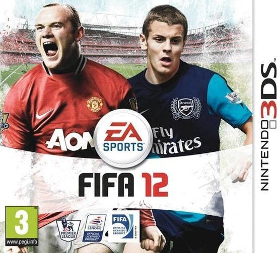 Nintendo 3DS FIFA 12, doos voorkant, tweedehands