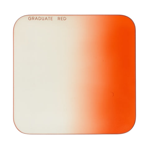 Filtek S.L.R. Filter System Graduate Red, vierkant verloopfilter van helder naar oranjerood, compatibel met Cokin P-Series