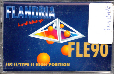 Flandria-Cassetteband FLE90 – Type II / High Position – 90 Minuten (Nieuw)