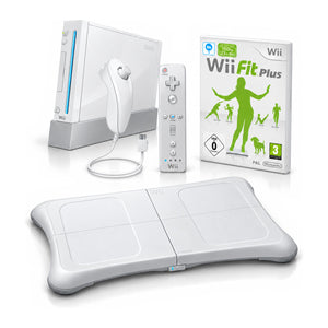 Wii Console - Wit + Wii Fit Plus + Balance Board bundel
