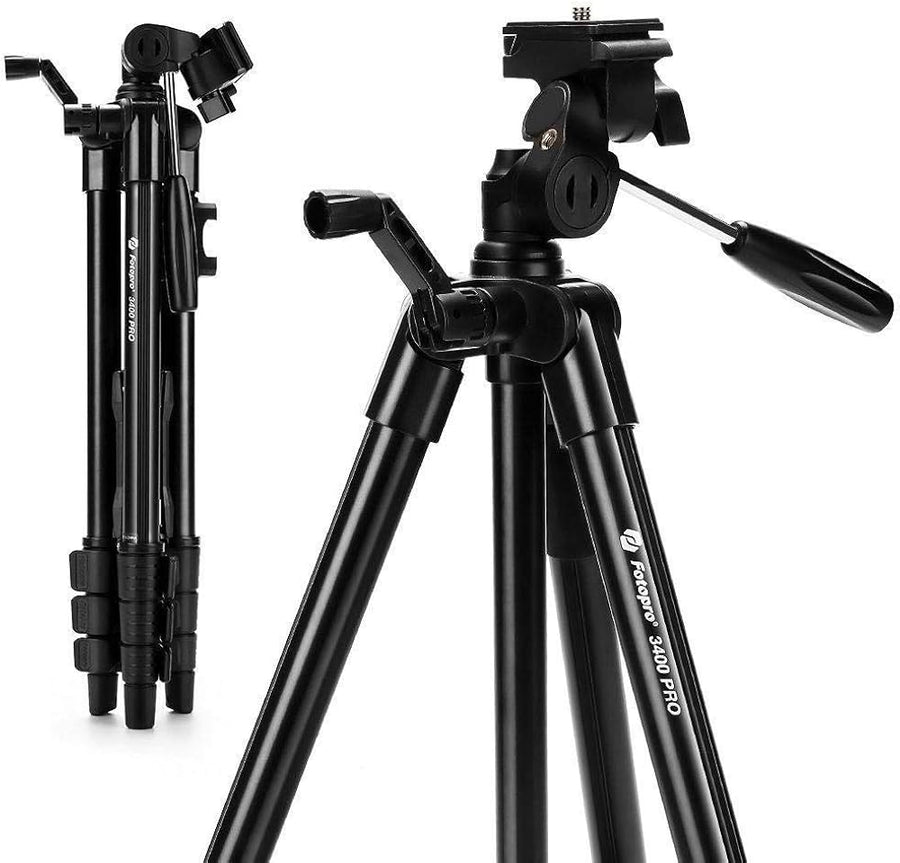 Fotopro-DIGI-3400 PRO Aluminium Tripod (Max Hoogte 121 cm)-tweedehands