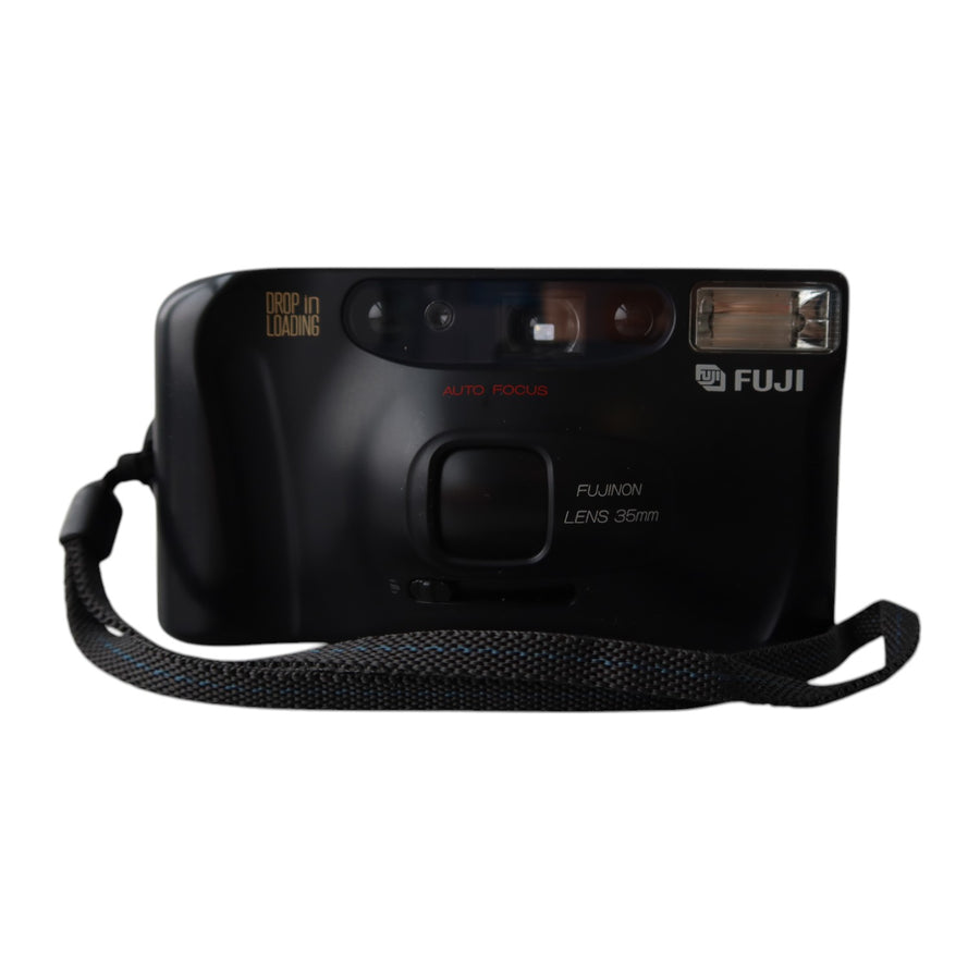 Fuji-DL-80 35mm Point and Shoot Film Camera - Zwart (Incl. Case) Tweedehands