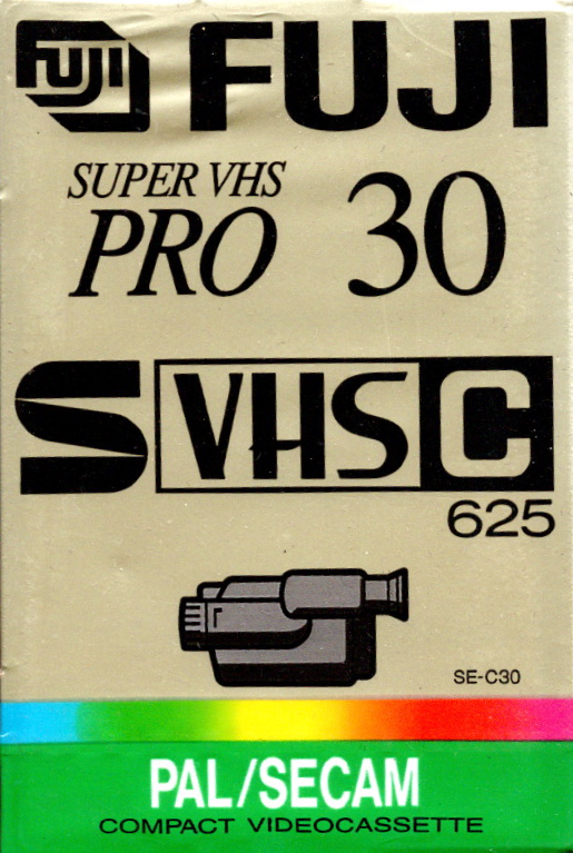 Fuji-SE-C30 Super Super VHS-C 30 Compact Videocassette (Nieuw)