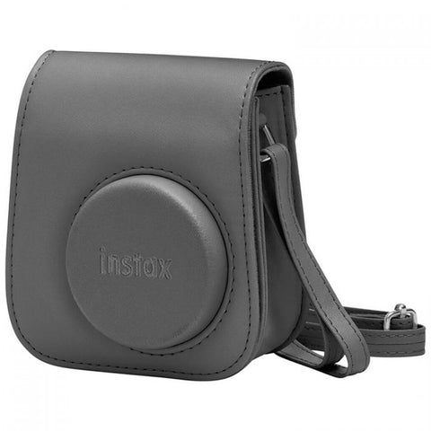 Fujifilm Instax Mini 11 case grijs Charcoal Grey, tas met instax-logo op de klep en schouderriem, tweedehands