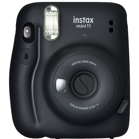 Fujifilm-Instax Mini 11 Instant Camera - Zwart (Charcoal Gray) (Nieuw)