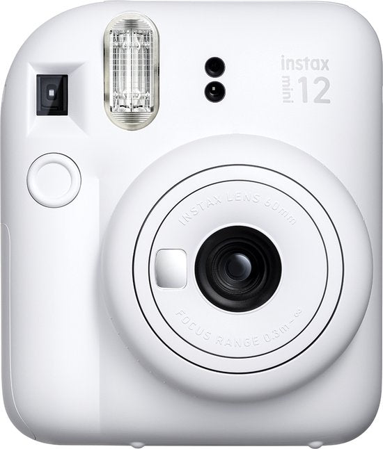 Fujifilm-Instax Mini 12 Instant Camera - Wit (Clay White) Tweedehands