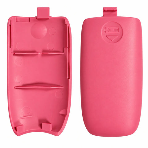 Fujifilm Instax Mini 8 en 9 batterijklepje, roze, binnenkant en buitenkant met batterijsymbool, tweedehands