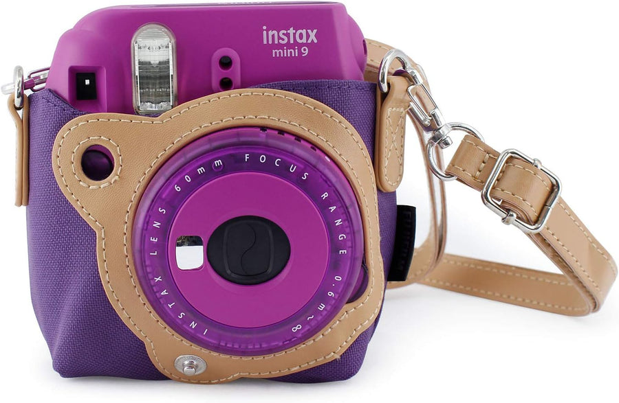 Fujifilm-Instax Mini 8/9 Case - Paars (Nieuw)