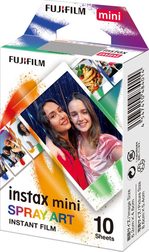 Fujifilm-Instax Mini Film - Spray Art - 10 Stuks (Nieuw)