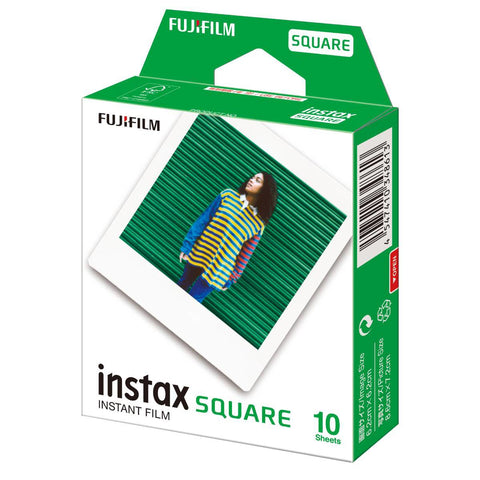 Fujifilm-Instax Square Instant Fotopapier met Wit Kader - 10 Vellen (Expired) Tweedehands