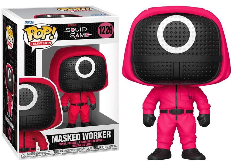 Funko-Pop! Netflix Round 6 / Squid Game: Masked Worker - Nr 1226 (In doos) Tweedehands