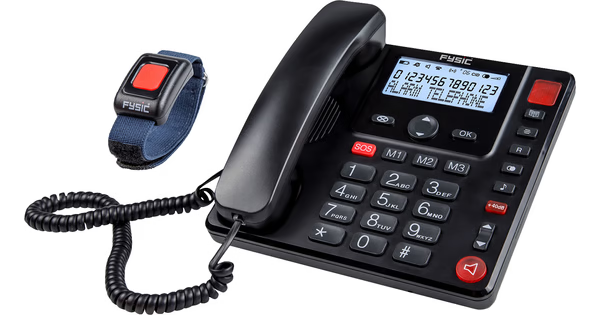Fysic-FX-3950 Senioren Telefoon met Draadloze Alarmknop Tweedehands