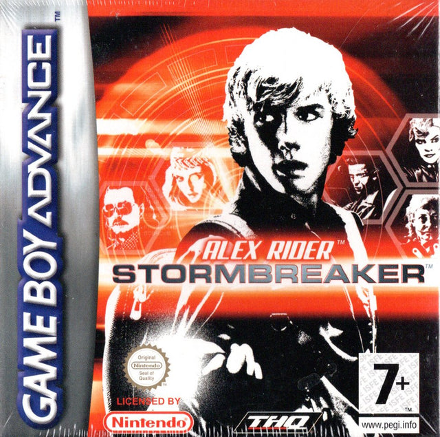 Nintendo Game Boy Advance Alex Rider Stormbreaker, doos voorkant in seal