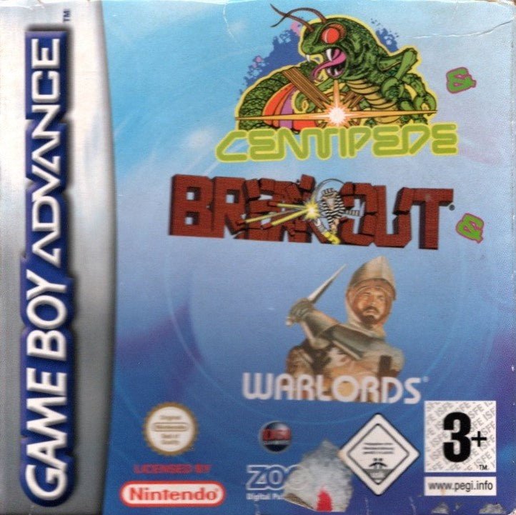 Game Boy-Centipede/ Breakout / Warlords (In doos) Tweedehands